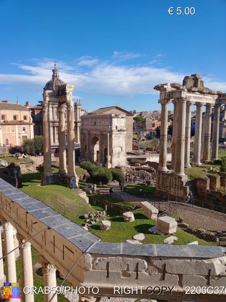 Veduta Foro Romano - Roma / Dicembre 